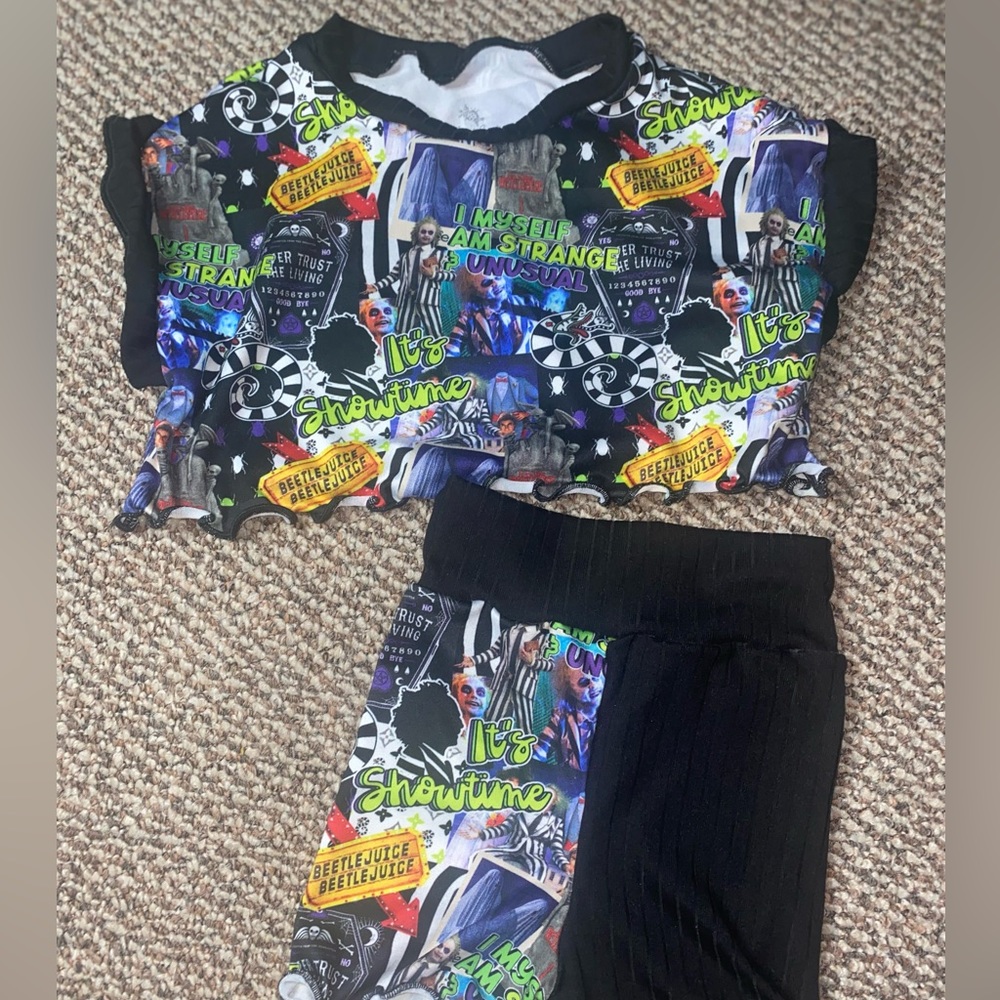 Small shop Beetlejuice outfit 18-24 months